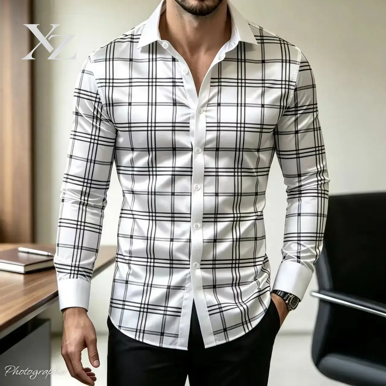 Mens Satin Silk Dress Shirt - Hot Sale Men's Slim Fit Long