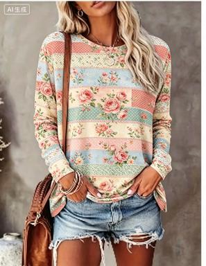 Women Long Sleeve T‑Shirt Past - огляд і ціна T-Shirts