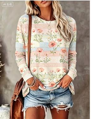 Women Long Sleeve T‑Shirt Past - огляд і ціна T-Shirts
