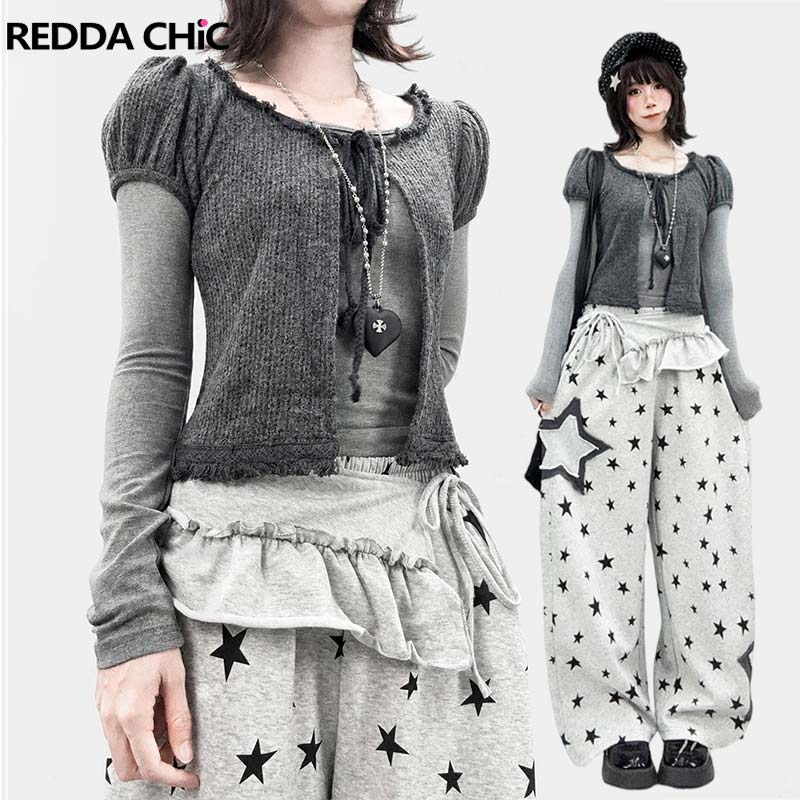 REDDACHiC Puff Sleeve Cardigan - огляд і ціна Shirts
