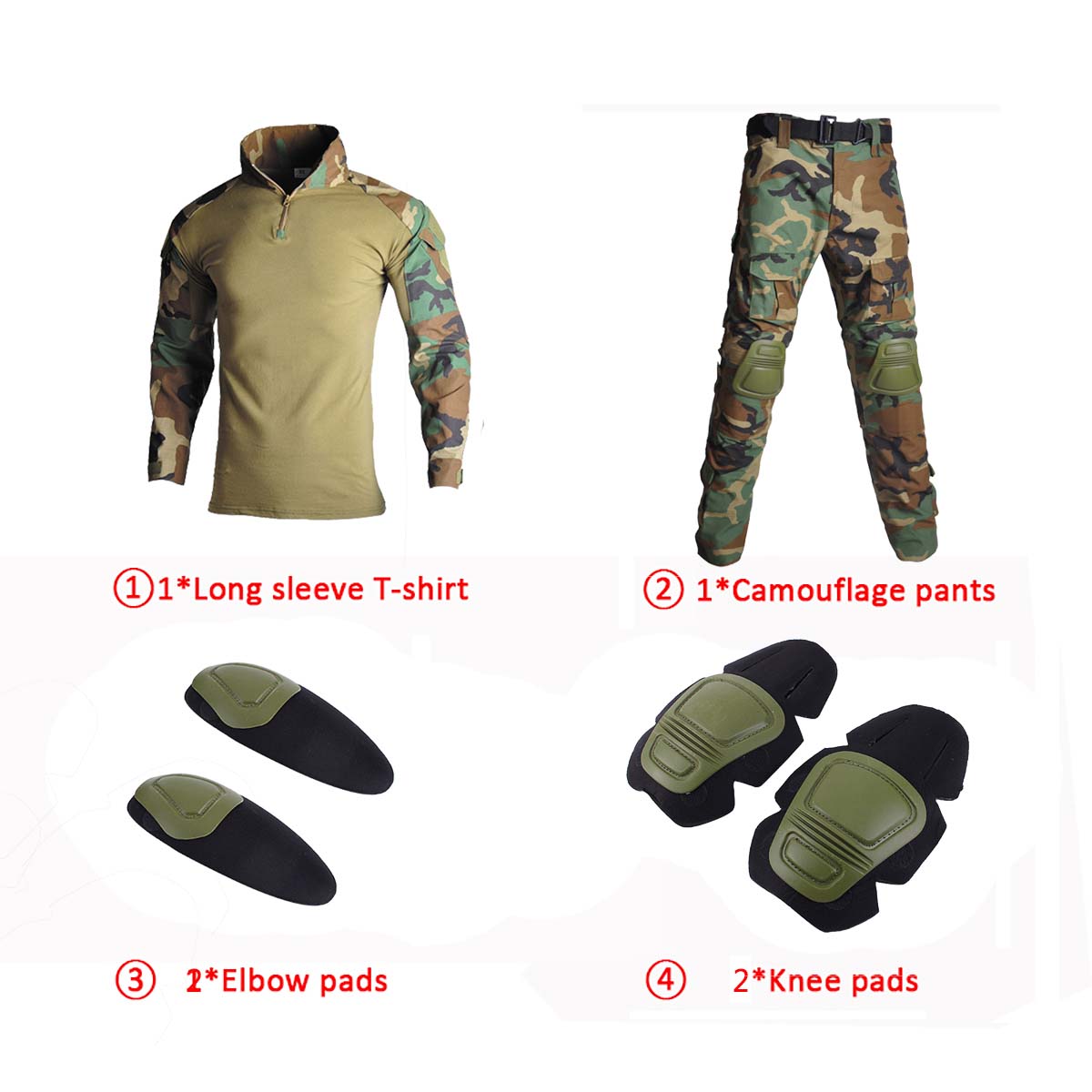 Jungle Camouflage G2 Tactical  - огляд і ціна Tactical Military Shirt Cargo