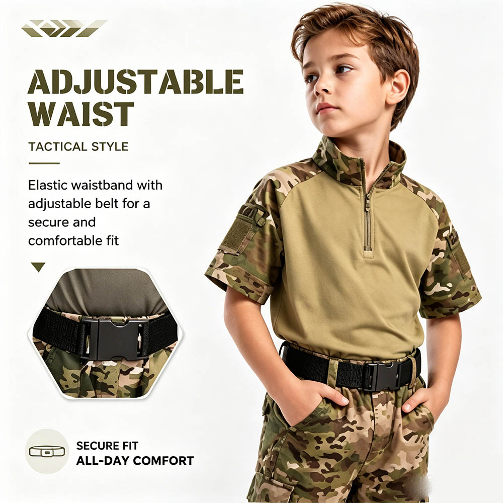 Kids Camouflage Tactical Frog  - огляд і ціна Tactical Military Shirt Cargo
